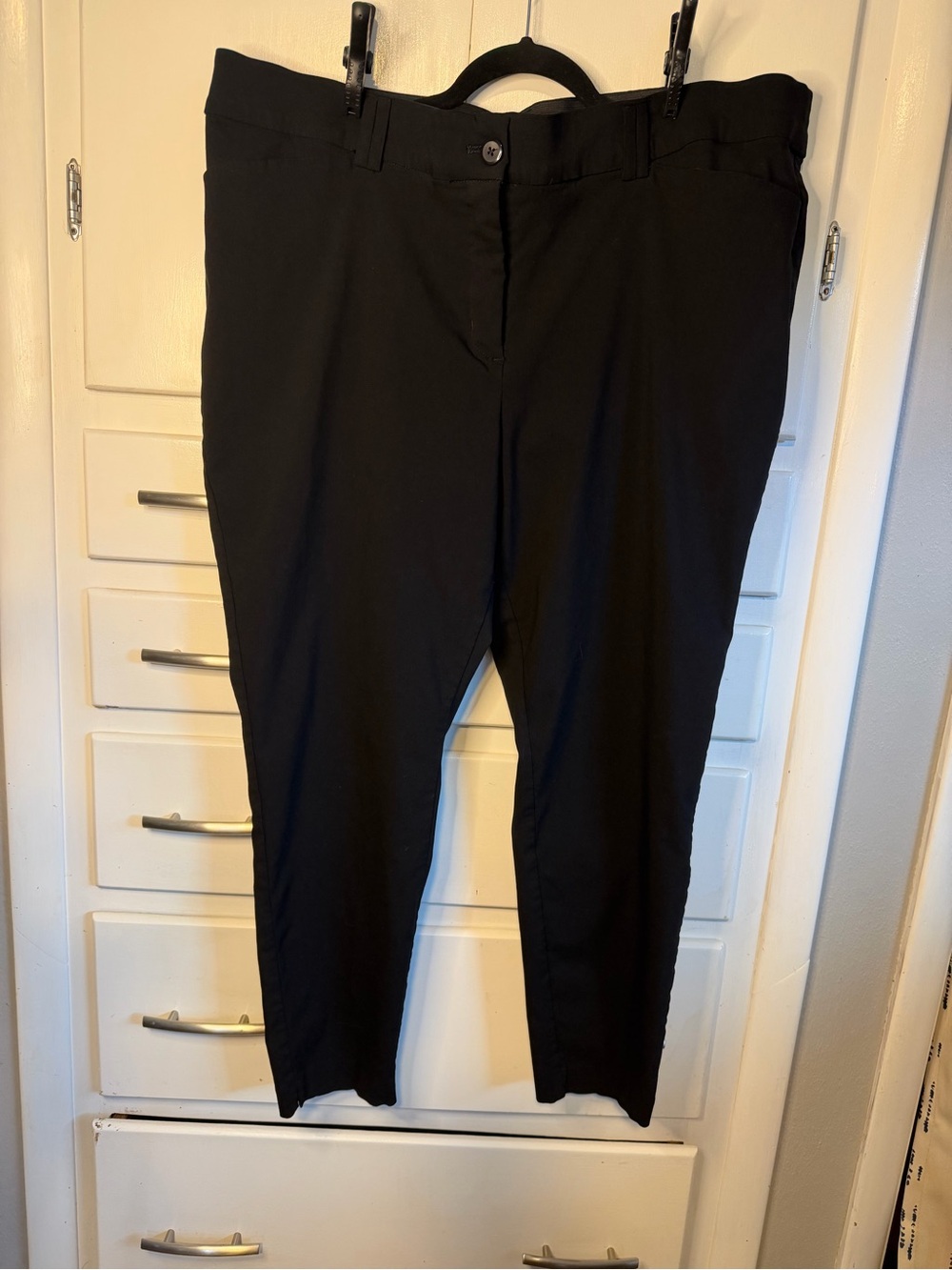 Maurices Black Dress Pants Plus Size 24W Regular Stretch Waist
